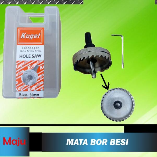 Hole Saw Besi 50mm / HoleSaw Besi 50mm / Mata Bor Besi 50mm KUGEL