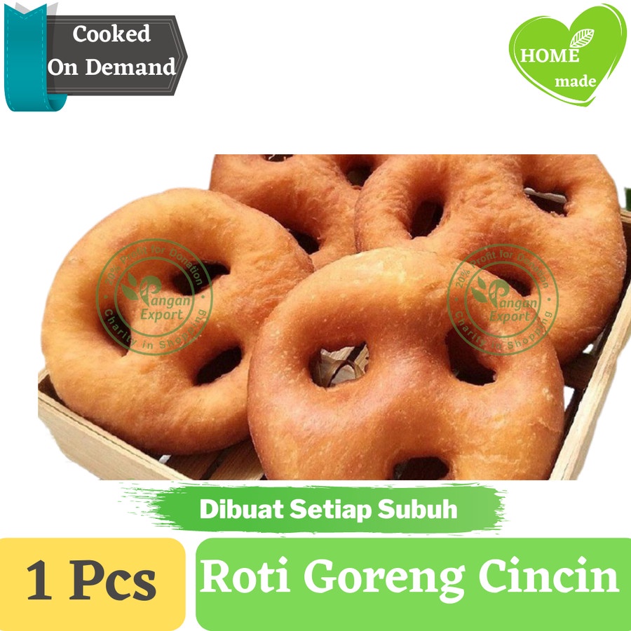 

Roti Goreng Cincin , Jajanan Pasar , kue Basah