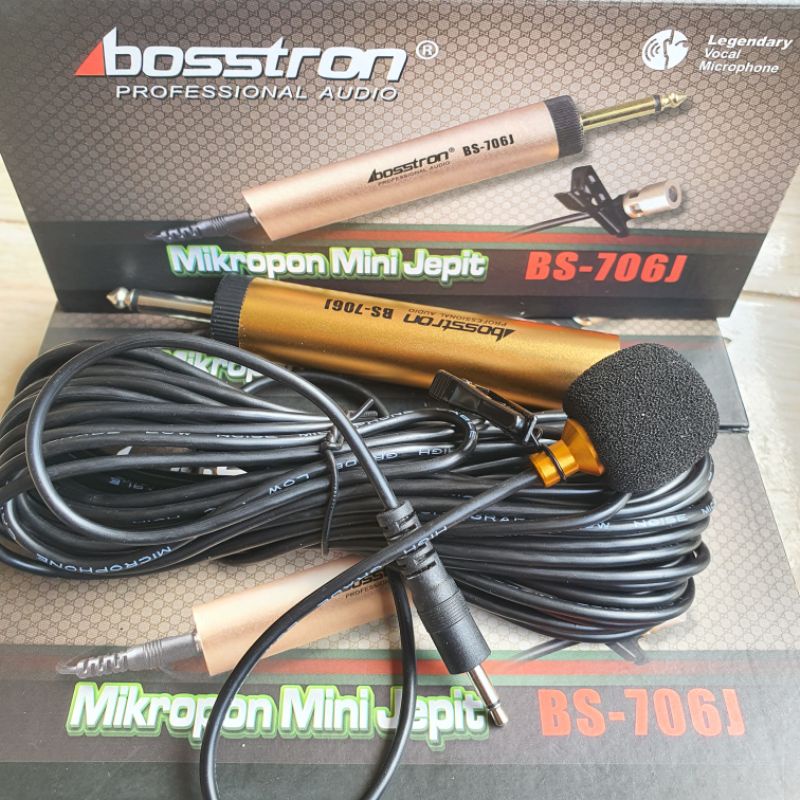 MIC JEPIT MICROPHONE  MINI JEPIT BOSSTRON BS-706J