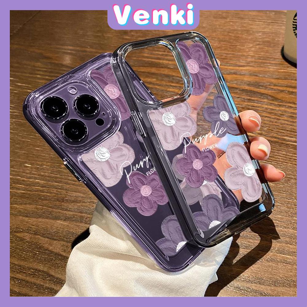 iPhone Case HD Acrylic High Quality Hard Case Metal Button Protection Camera Shockproof Painting Flower Compatible For iPhone 14 13 12 11 Pro Max XR XS Max