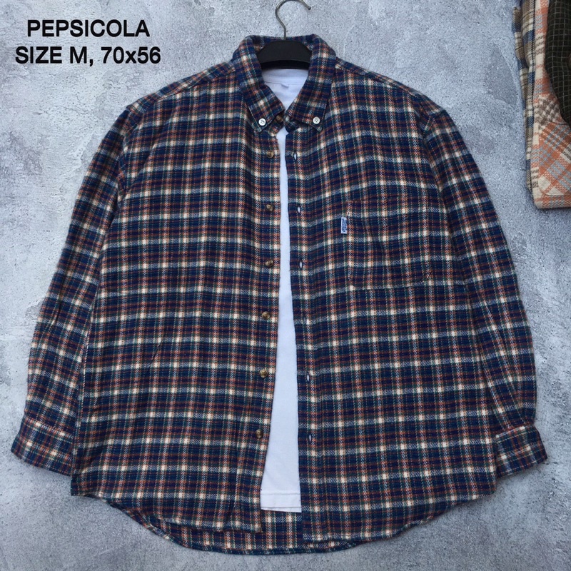 flannel second thrift pepsi cola