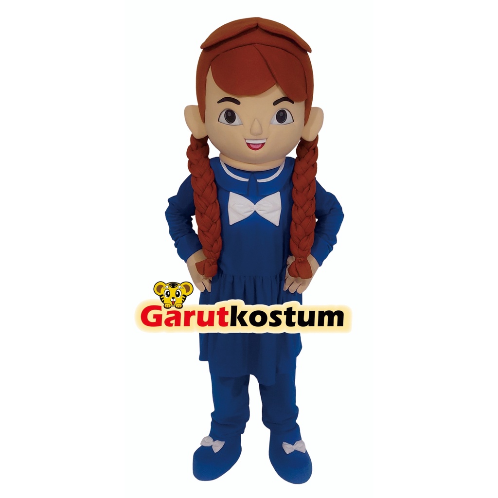 Kostum maskot badut princess anna frozen setelan dewasa lucu costume fashion