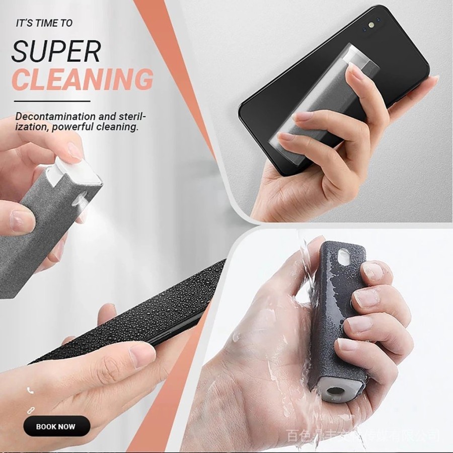 SEMPROTAN PEMBERSIH LAYAR LCD HP LAPTOP TABLET SPRAY CELANING KIT SCREEN CLEANER PORTABLE