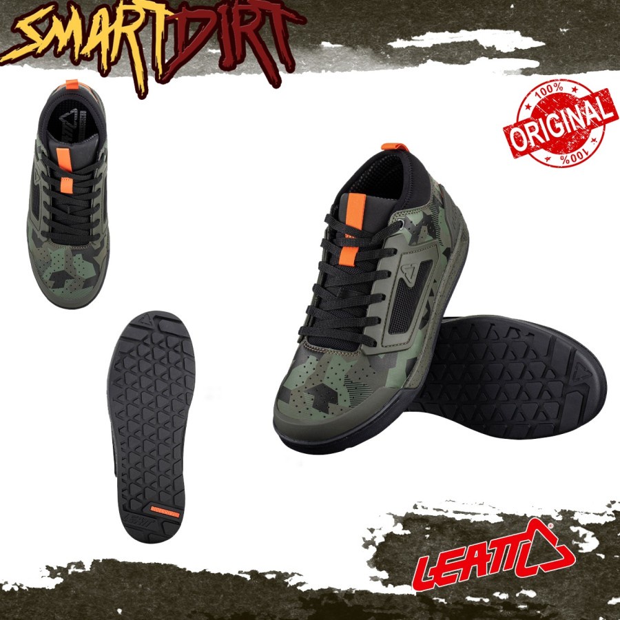 SEPATU SEPEDA LEATT 3.0 FLAT CAMO SHOES LEATT MTB DOWNHILL 3.0 ORIGNAL