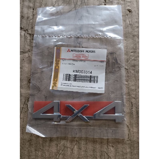 emblem 4x4 pajero original