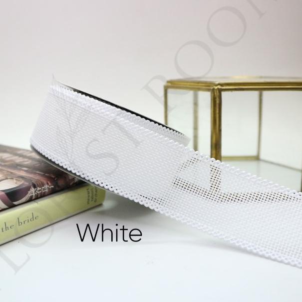 

Pita 15108638 ±3.8cm x 10 Yard - Ribbon - Goni - White