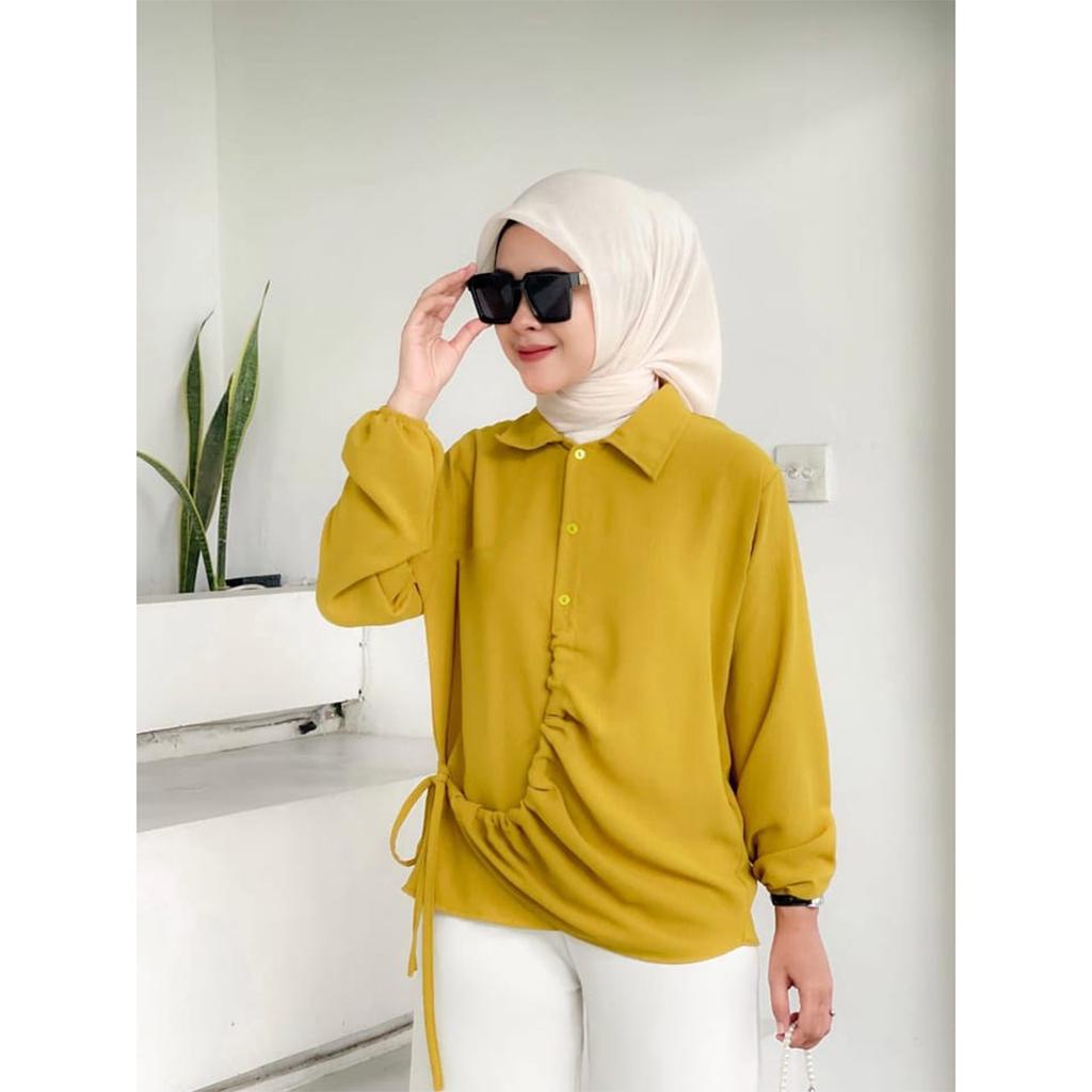 AFI - MC - ⭐️ PREMIUM AIRFLOW CRINCLE ⭐️ Namia CRINCLE Blouse Kerut