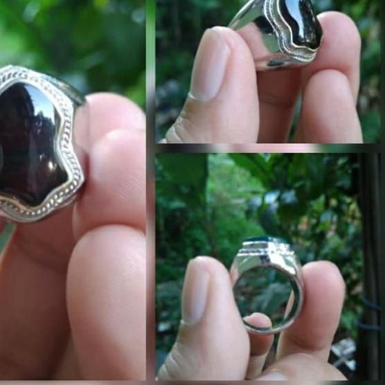 ring terompah cincin terompah batu akik cubung wulung yaman wulung