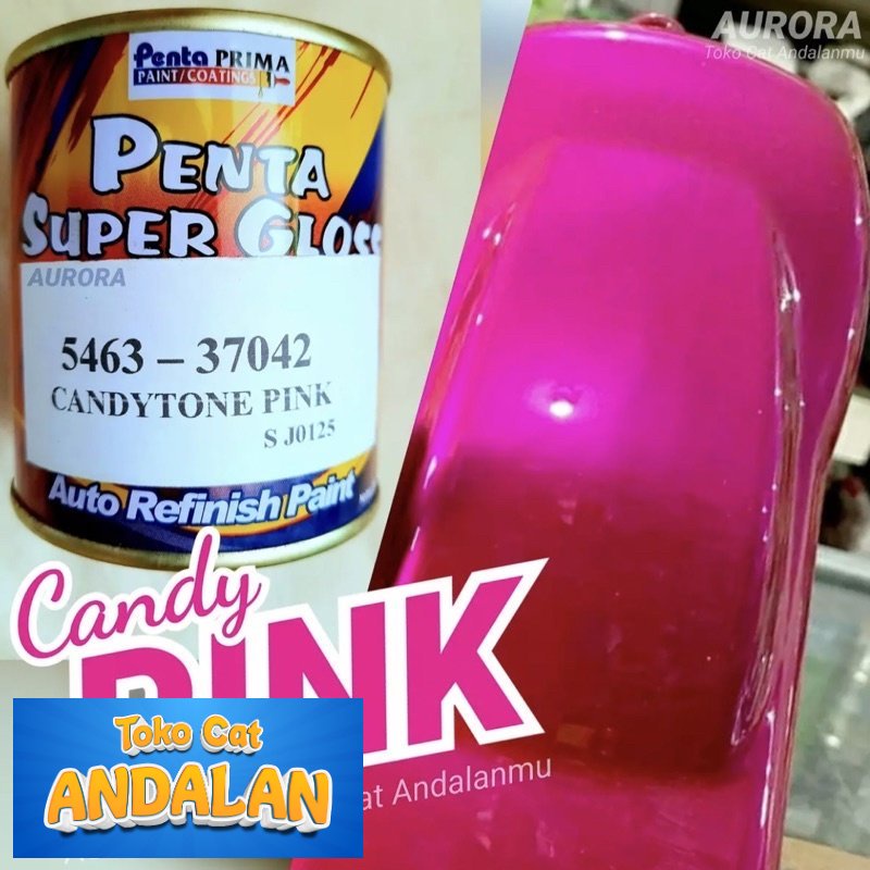 

Toko Cat Andalan - Cat Penta Super Gloss Candytone Pink 200ml Candy Tone Merah Muda/ Duco Sepeda Motor Mobil Semprot Kendi Kenditon | Toko Cat Andalan Mobil dan Motol