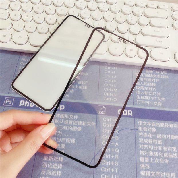 Tempered Glass Pelindung Layar Anti Keringat Untuk iPhone 14 13 12 11 series 6 7 8 Plus XR X XS MAX