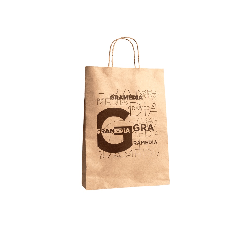 

Gramedia Surabaya - Gramedia Paper Bag Kraft Twisted M