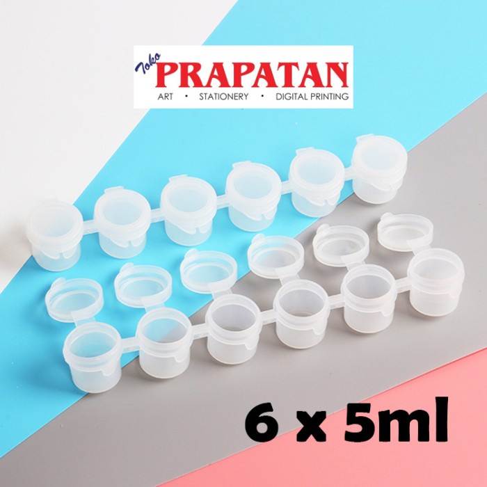 

Wadah Tinta / Pot Plastik / Tempat cat - 3ml NANDAA