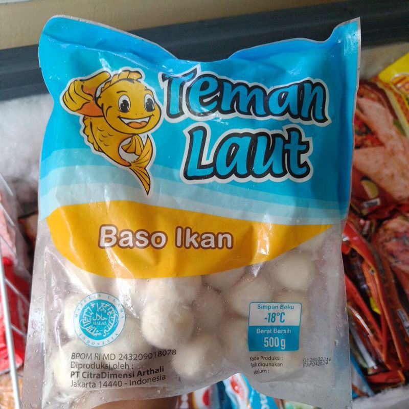 

Teman Laut bakso IKAN 500gr