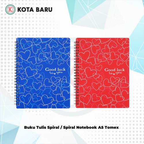 

Buku Tulis Spiral / Spiral Notebook A5 Tomex