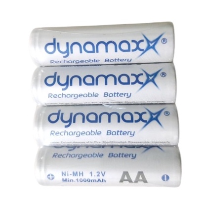 BATERAI CAS AA DYNAMAX ORIGINAL 1000mAh 1.2VOLT RECHARGEABLE BATTERY