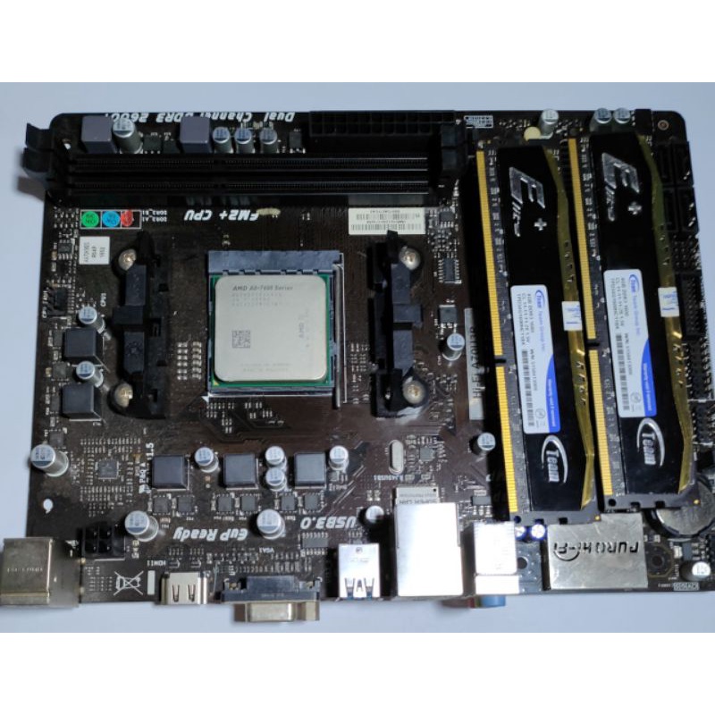paket AMD A8 7600 + mobo FM2+ bukan A8 7650K A10 7800