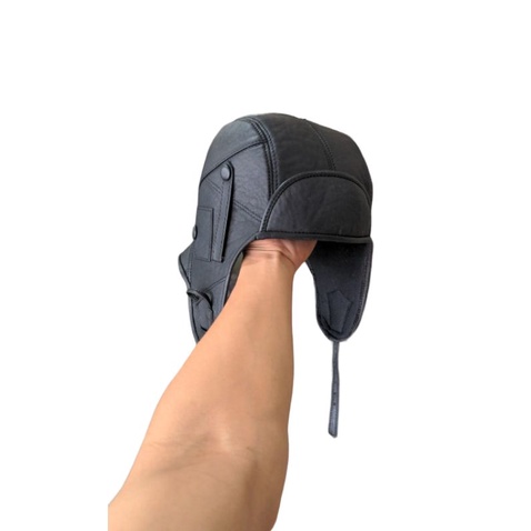 topi kulit topi pilot kulit topi anak vesva