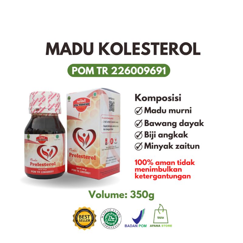 

obat herbal turunkan kolesterol - MADU PROLESTEROL Asli 100%