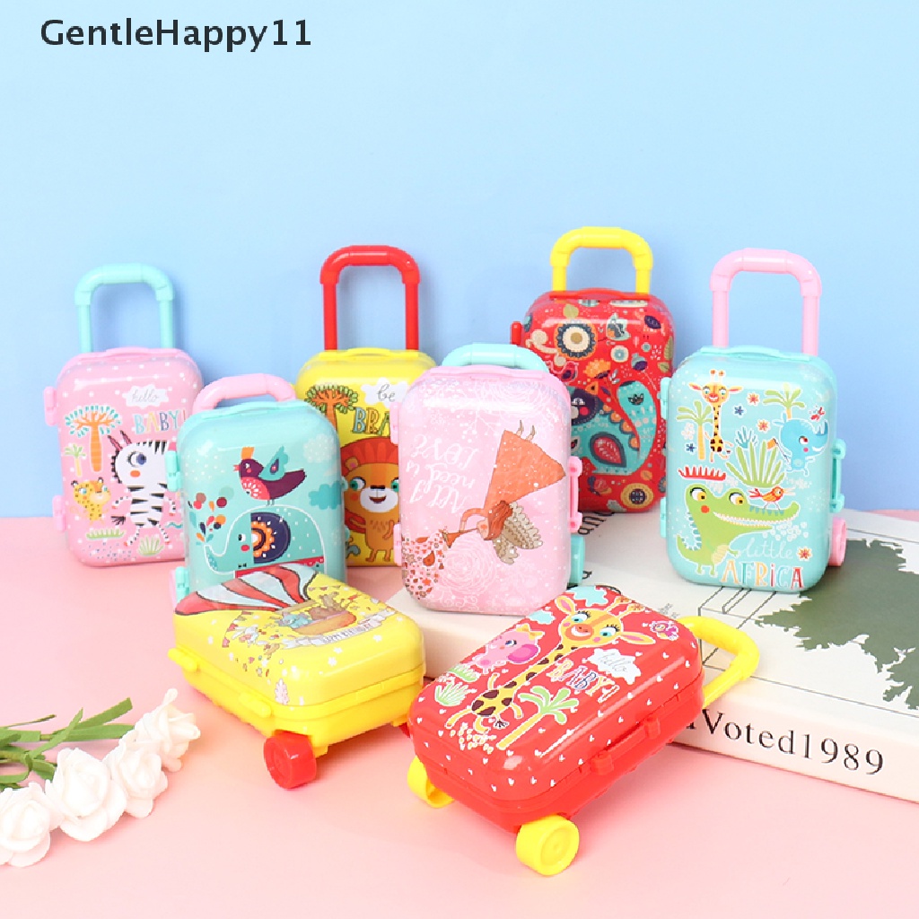 Gentlehappy Mainan Miniatur Koper Bahan Metal Untuk Dekorasi Rumah Boneka