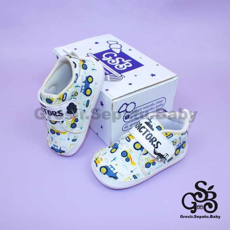 prewalker sepatu bayi laki laki perempuan umur 2 - 12 bulan model casual TRUCKTOR ringan &amp; fleksibel