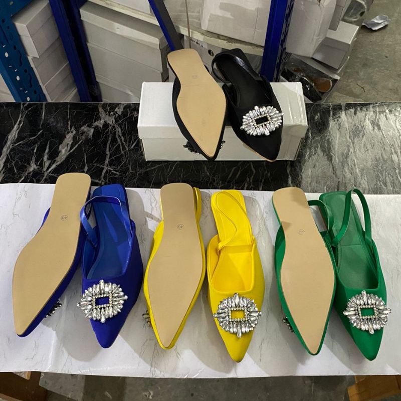 [COD] 1034 Sandal Wanita Import Flat CDiamond