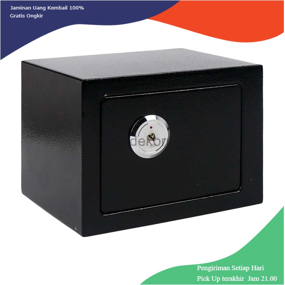 TD - PR LESHP Kotak Brankas Hotel Mini Home Safe Deposit Box - 17E