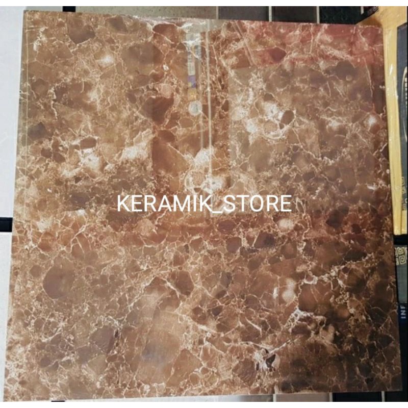 Granit 60x60 Megacer coklat abstrak Emperador series kw1 (1.44 m2)