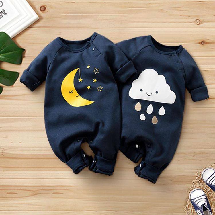 Baju bayi lengan panjang  / Sleepsuit bayi Motif Laki laki Perempuan