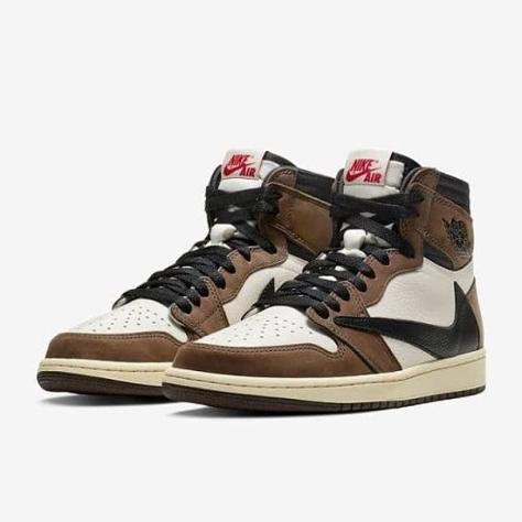 sepatu nike travis scott mocha
