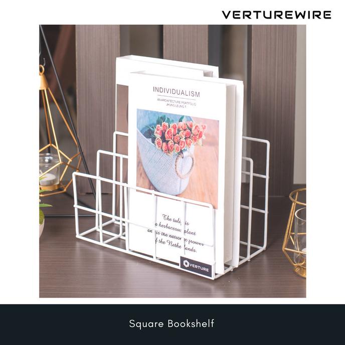 

Penyangga / tempat Buku Minimalis - Square Shelf Book