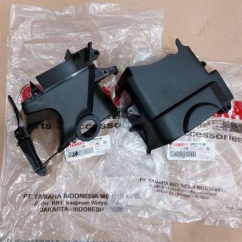 ORIGINAL 1 SET KANAN KIRI COVER BLOK MESIN MIO SPORTY SMILE SOUL NOUVO FINO KARBU sambungan tutup ki