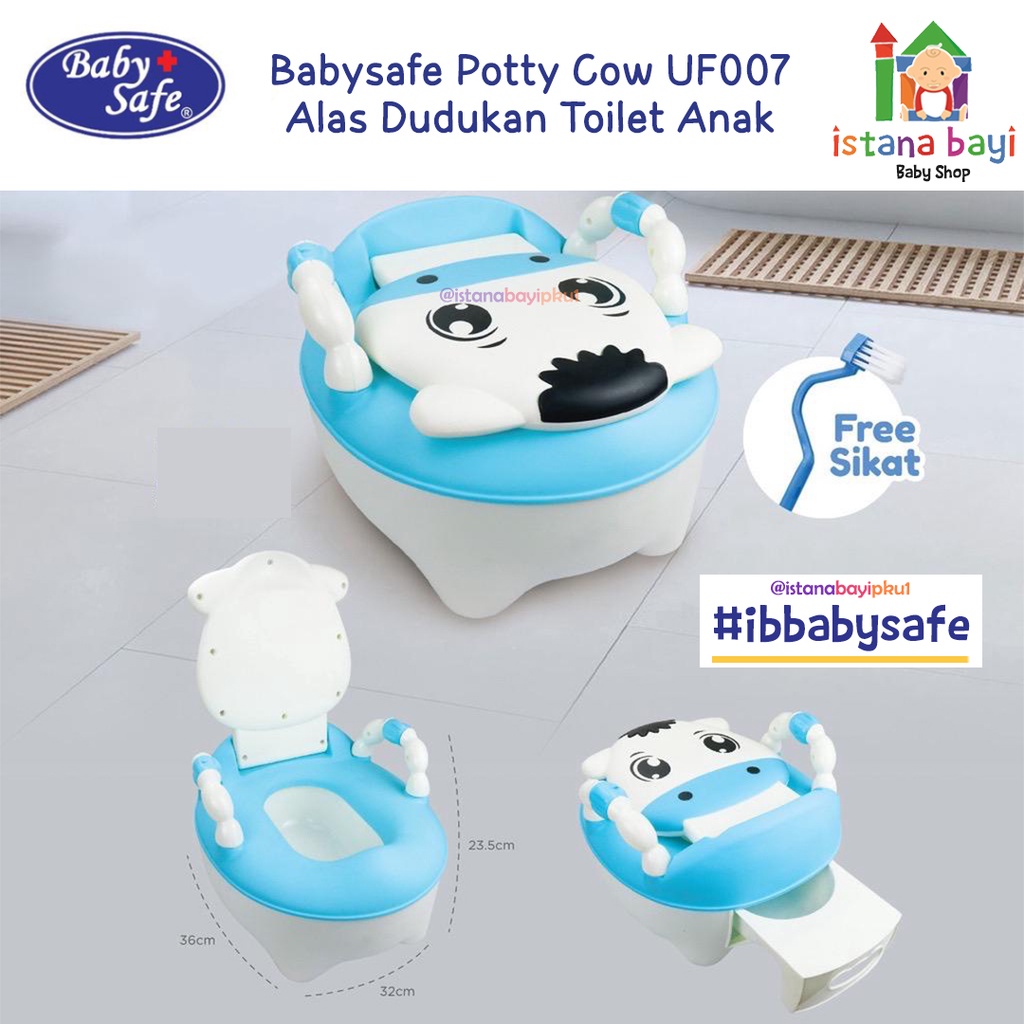 Baby safe Potty Cow UF007 Alas Dudukan Toilet Anak/ Alas Duduk Toilet