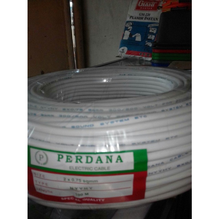 Kabel Listrik 1 Rol - Nyyhy - 2 X 0.75 Cod