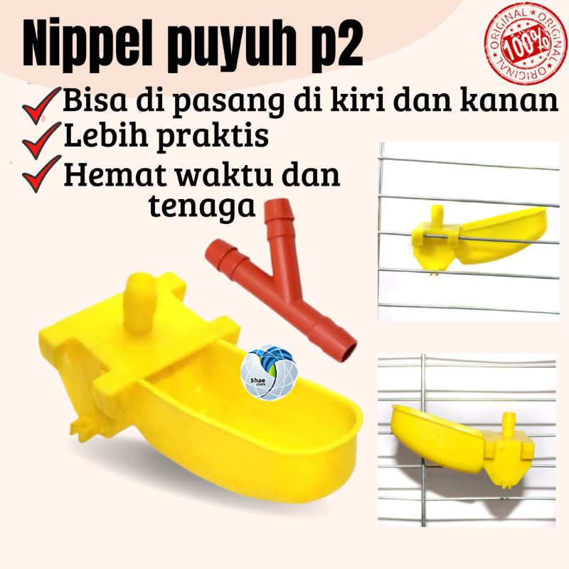 Nipple Nipel Nepel Puyuh P2 ARTUPIC Tempat Minum Niple Nippel Burung Puyuh Qualitas Tinggi