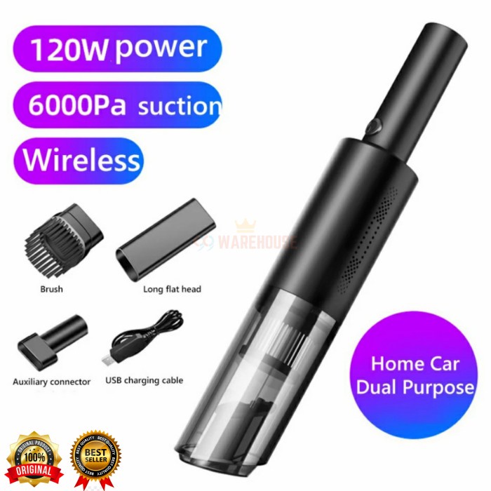 Vacum Wireless Vacum Cleaner Mobil Rumah Portable Mini Vacuum Cleaner Mobil