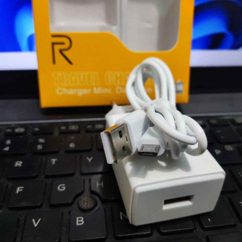 Charger Casan Travel Adaptor Realme Micro Usb ( Colokan Kecil ) Ori 99