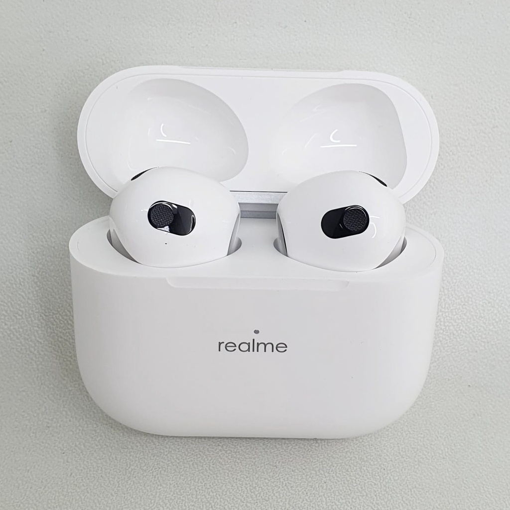 Headset Bluetooth Realme Air Buds 3 + Silicone Case True Wireless Earphone