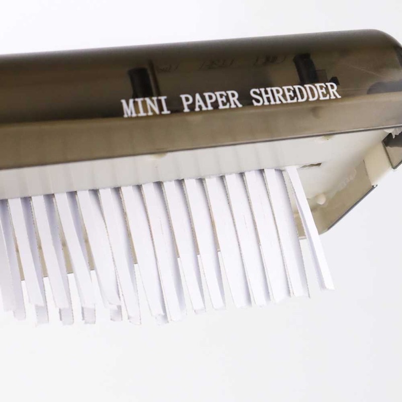 Alat penghancur kertas manual - paper shredder - serutan kertas