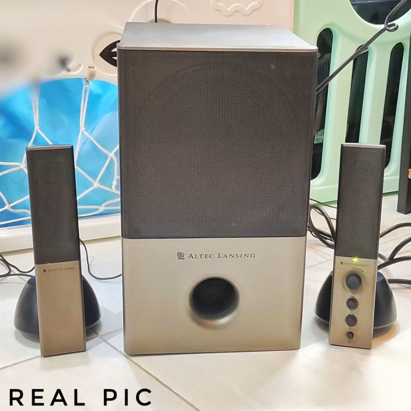 Preloved Altec Lansing VS4121 Multimedia Speakers 2.1 - Bekas / Second