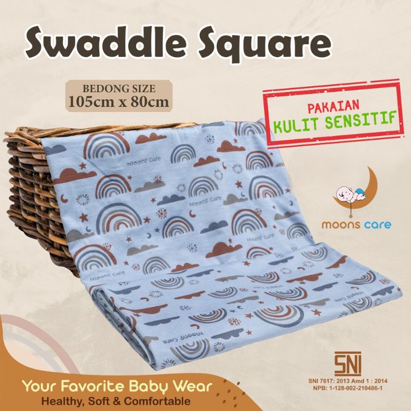 SNI BEDONG SEGI EMPAT JUMBO 125X95 CM BEDONG JUMBO BEDONG SQUARE SWADDLE