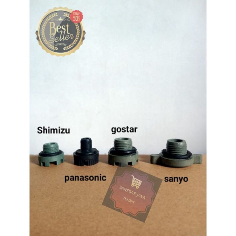 TUTUP PANCINGAN POMPA AIR SANYO.NASIONAL.SHIMIZU.GOLSTAR.PANASONIK.
