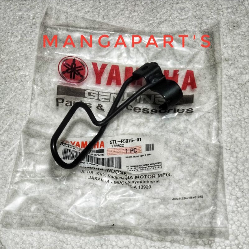 KLEM SELANG REM DEPAN MIO BAGIAN ATAS ORIGINAL YAMAHA BESI PEGANGAN