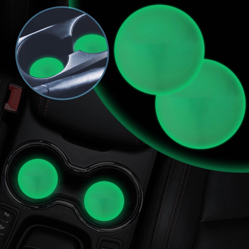 1 Pc Tatakan Gelas Universal Anti slip Luminous Untuk Interior Mobil