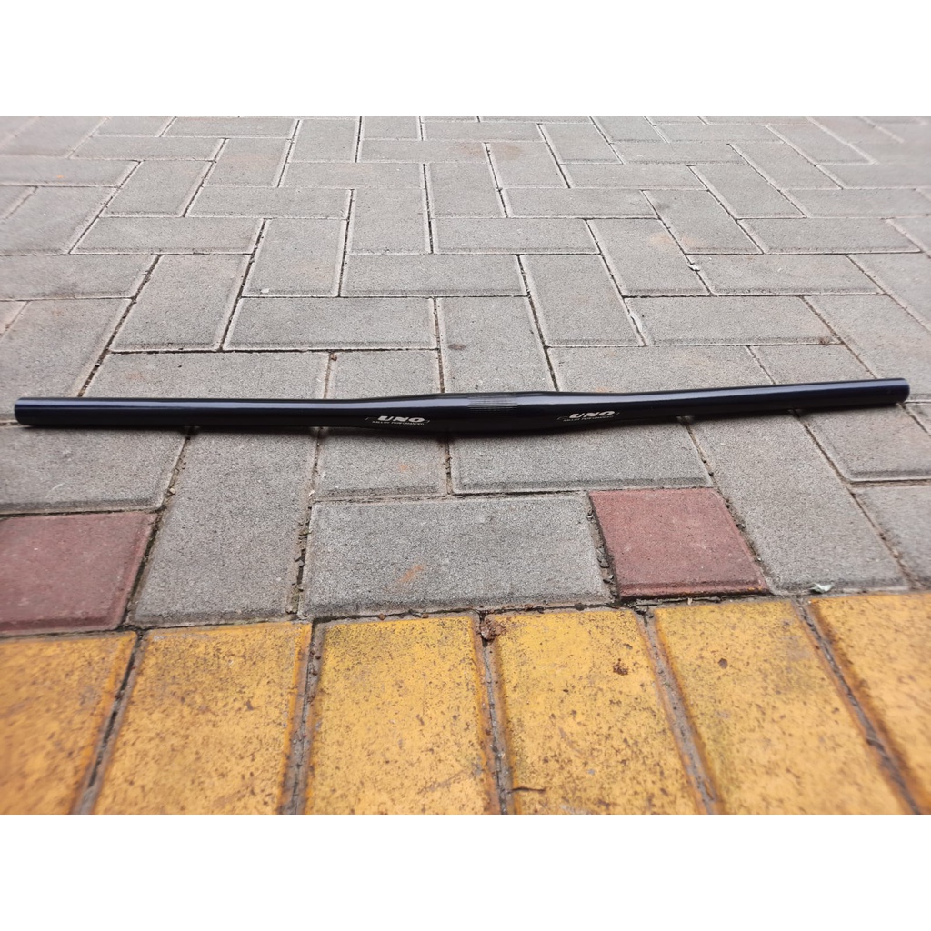 TERMURAH!!! Stang Sepeda Flatbar UNO 31.8mm Hitam / Realpict