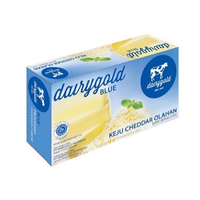

Dairygold Blue Cheddar Cheese 170gr / Dairygold / Blue / Cheddar / Cheese / 170gr / Keju / Olahan