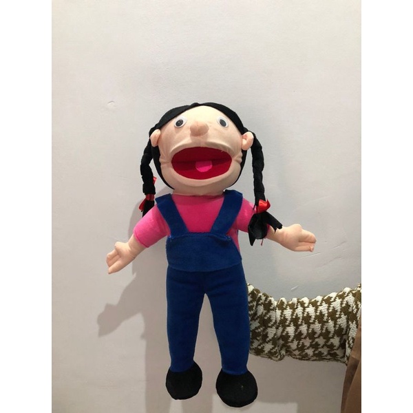 Boneka Tangan Muppet Adik Cewe Pemerah Susu | Boneka Muppet Dongeng