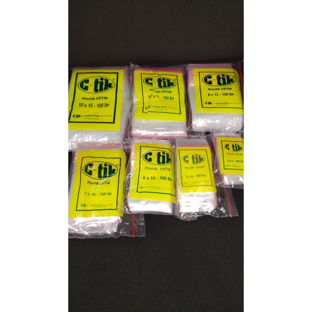 

Klip/zip lock/zipper 4x6, 5x8, 6x10, 7x10, 8.7x13,8x12