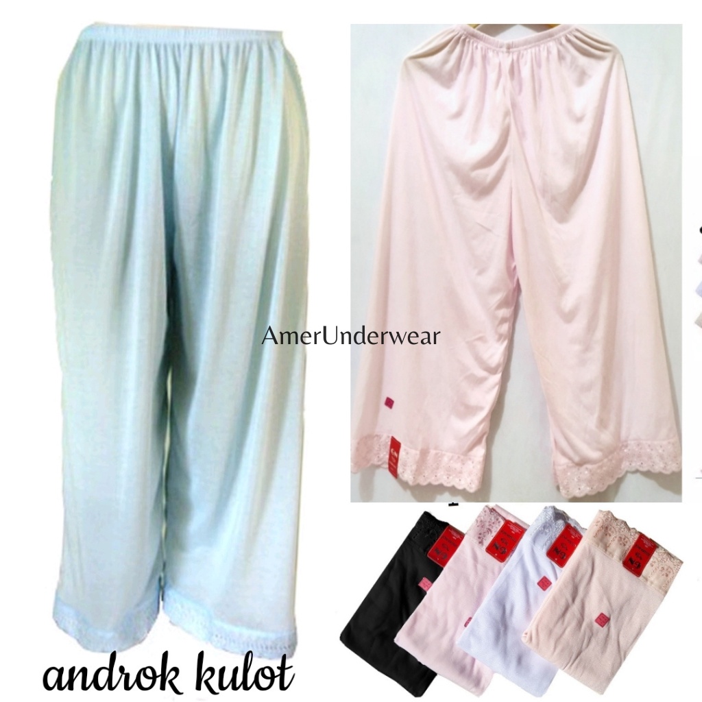 Dalaman Androk Kulot Golden Nick / Androk Rok Celana Panjang dan Pendek / Dalaman Gamis Wanita