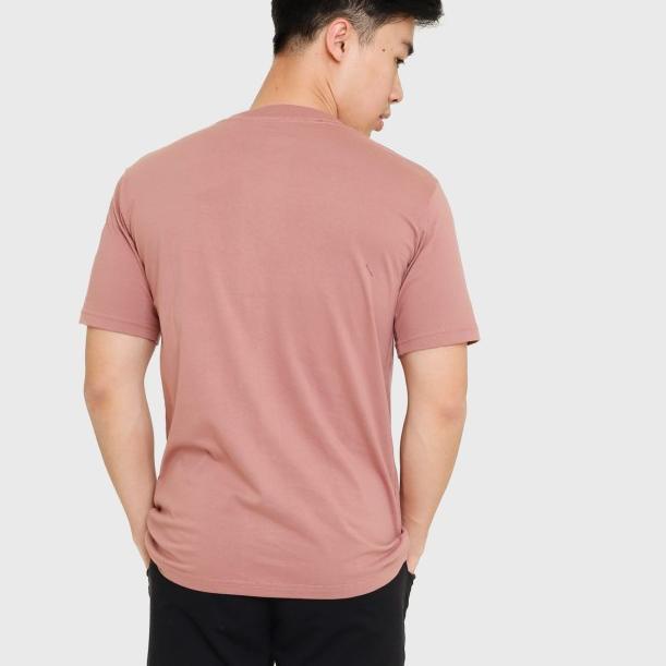 KAOS PRIA SMITH BERLIN SATYA REGULAR FIT - S,Rustic Rose