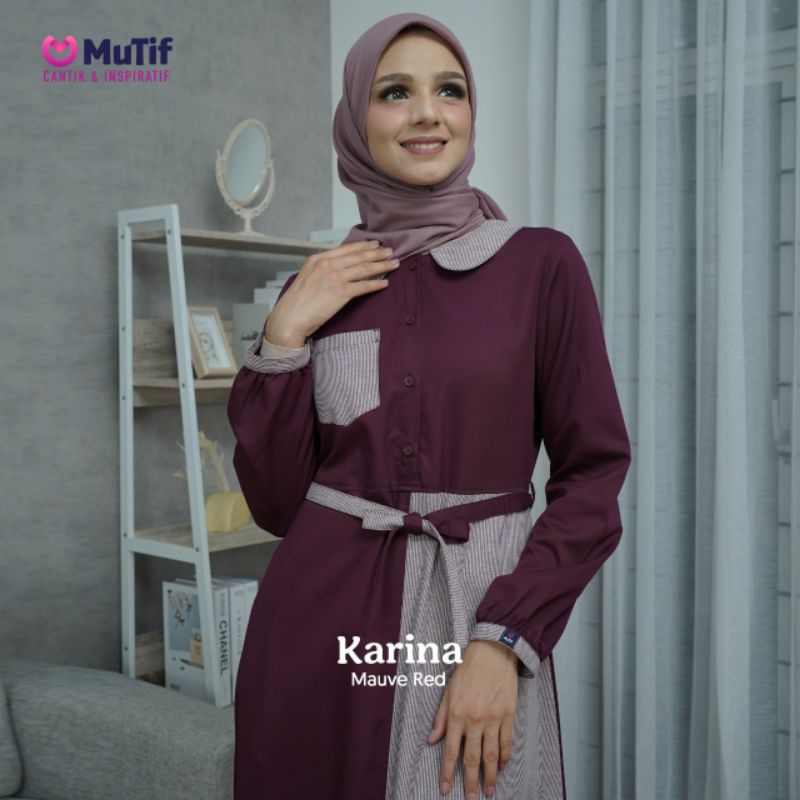 MUTIF KARINA | GAMIS MUTIF | GAMIS SIMPLE | GAMIS MODERN | GAMIS KEKINIAN | BAJU WANITA | GAMIS MARO